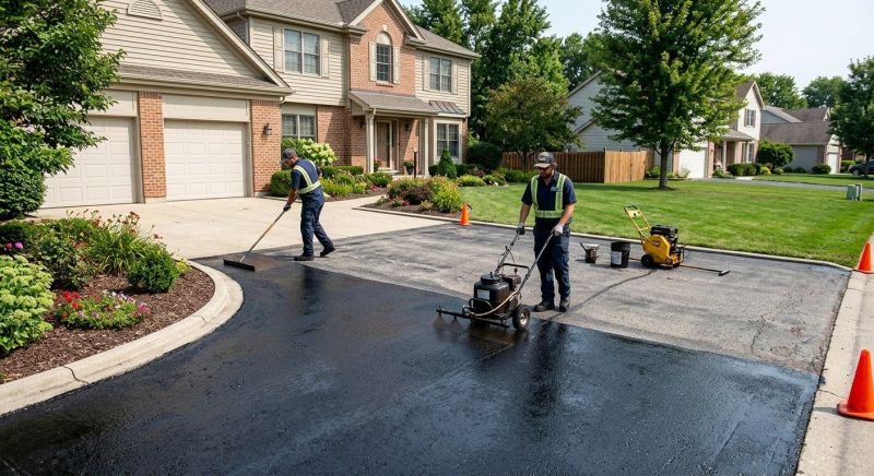 Asphalt Driveway Resurfacing in Grand Rapids, MI