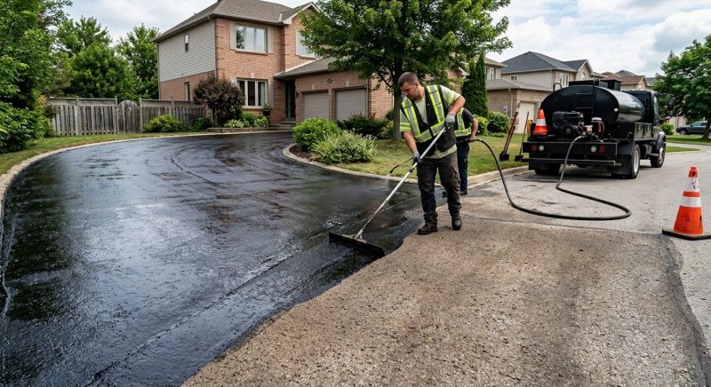 Asphalt Driveway Sealing in Grand Rapids, MI