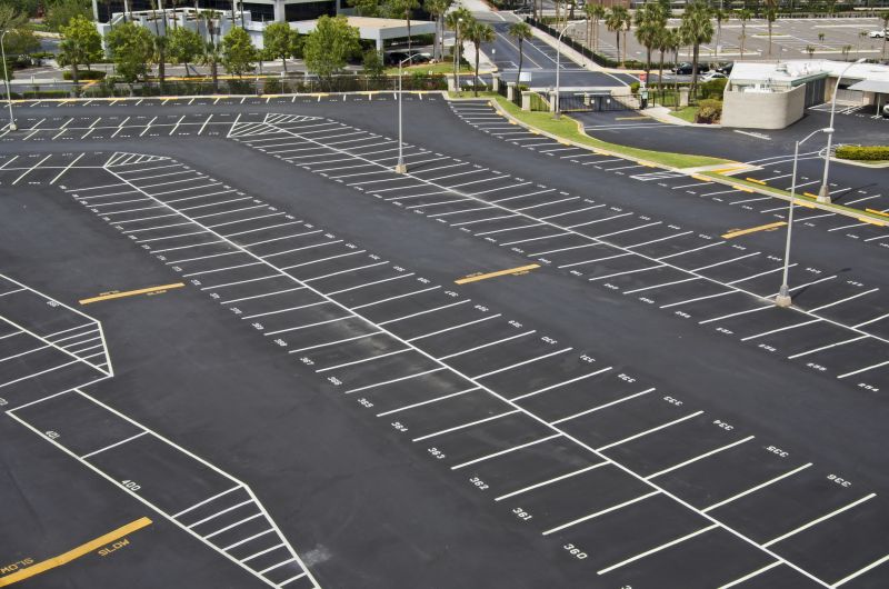 Asphalt Striping in Lawrenceville, GA