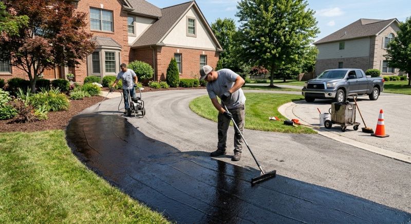 Blacktop Sealcoating in Greenville, SC