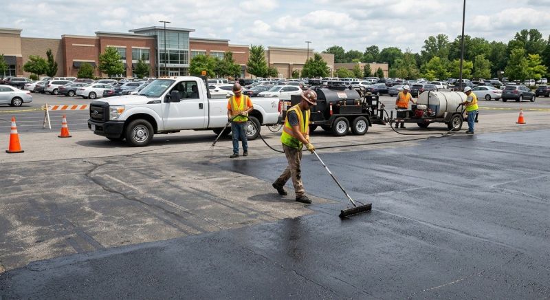 Church Parking Lot Sealcoating in Denver, CO