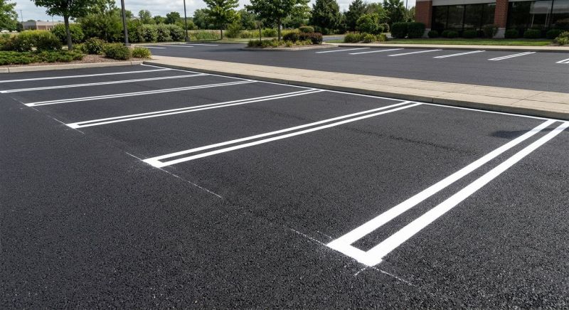 Commercial Asphalt Painting in Alpharetta, GA