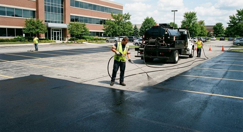 Commercial Parking Lot Sealing in Greenville, SC