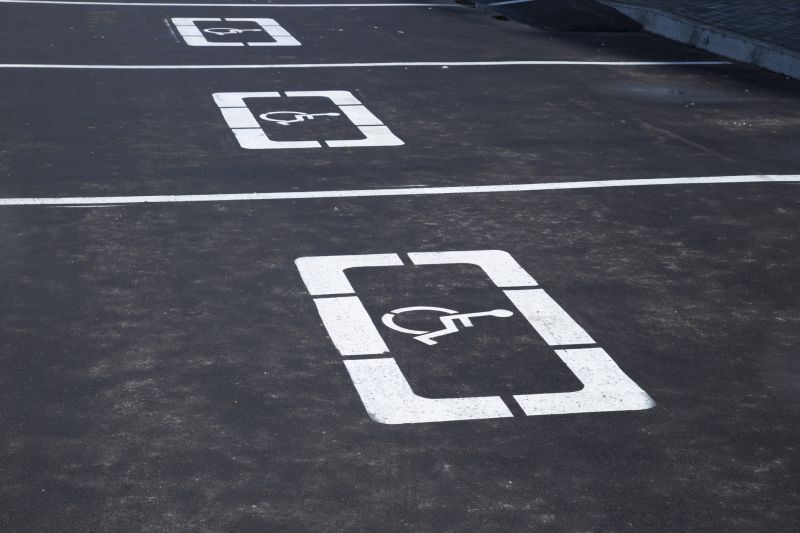 Disability Parking Marking in Suwanee, GA