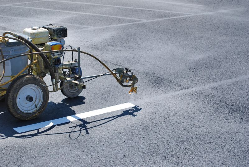 Parking Space Marking in Suwanee, GA