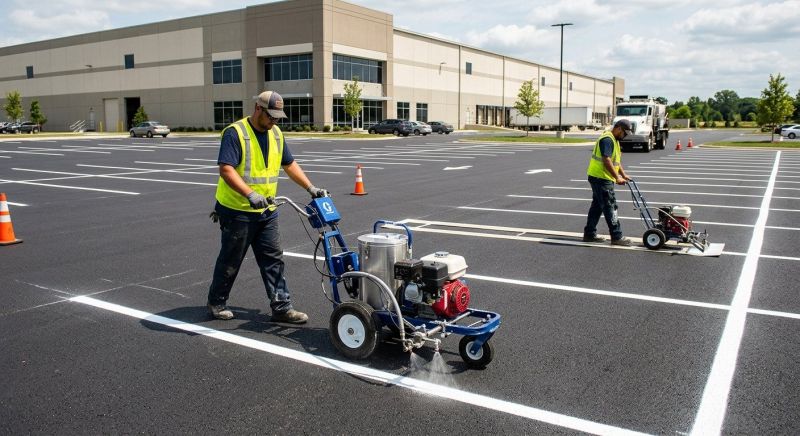 Pavement Striping Service in Alpharetta, GA