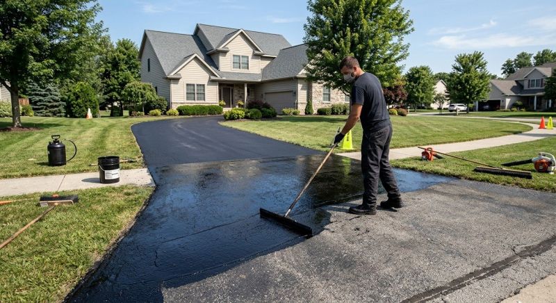 Residential Driveway Sealcoating in Miami Dade County, FL