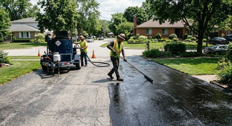 Asphalt Driveway Sealing in Fort Collins, CO